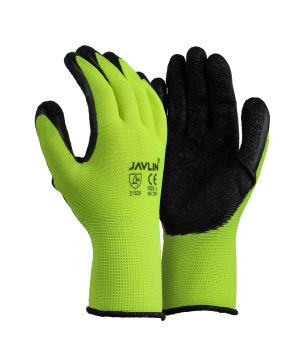 Hi Vis Micro Latex Coated Flexi Glove